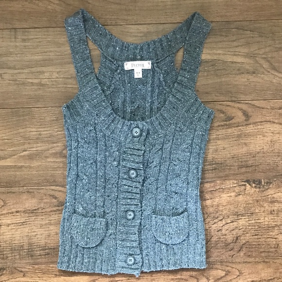 Rib Knit Sweater Vest - Picture 1 of 3